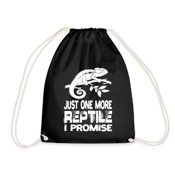 Juste un reptile de plus, je vous promets un lézard reptile - Sac de sport léger - noir - Devant