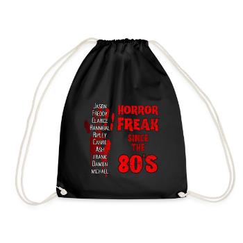 Horror Freak since the 80's - Drawstring Bag - black - Front