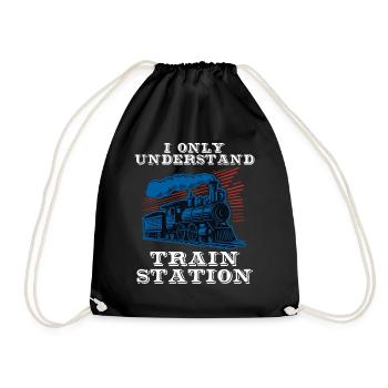 Modéliste, Modélisme ferroviaire, Modèle réduit de locomotive - Sac de sport léger - noir - Devant