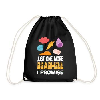 Juste un autre coquillage de coquillage que je pormise coquillages - Sac de sport léger - noir - Devant