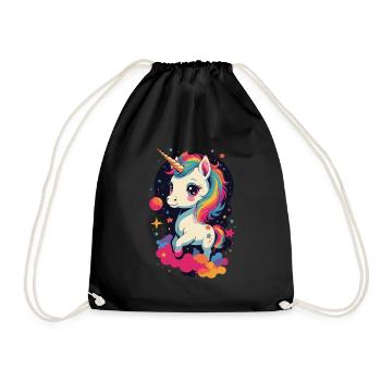 Grand design fantastique pour les amateurs de licornes - Sac de sport léger - noir - Devant