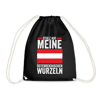 Austrians Austria - Drawstring Bag - black - Front