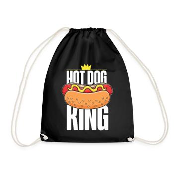 Hot Dog Adult King Hot Dog King - Turnbeutel - Schwarz - Vorne
