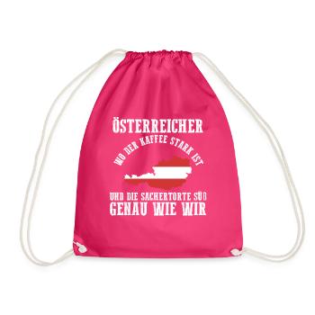Autrichiens Autriche - Sac de sport léger - fuchsia - Devant