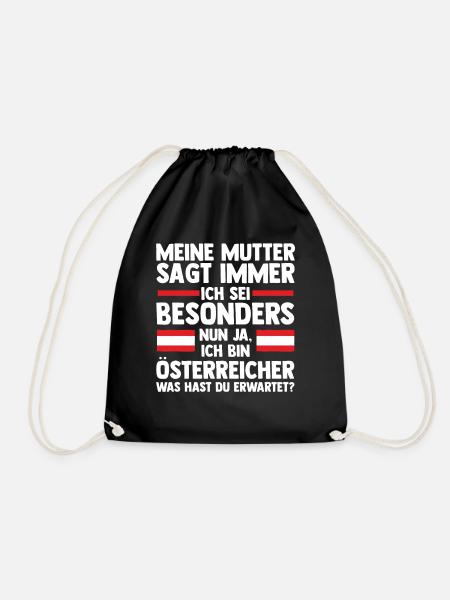Österreicher Österreich - Turnbeutel - Schwarz