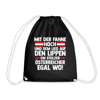 Austrians Austria - Drawstring Bag - black - Front