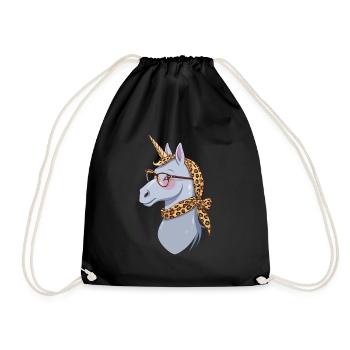 Licorne Maman Drôle Maman Fête des Mères Licornes - Sac de sport léger - noir - Devant