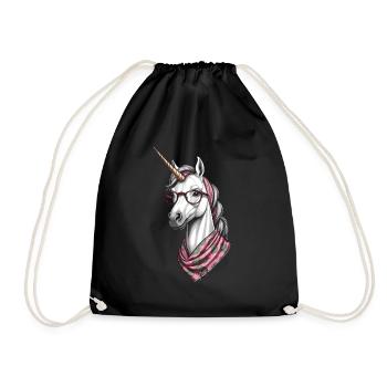 Licorne Maman Drôle Maman Fête des Mères Licornes - Sac de sport léger - noir - Devant
