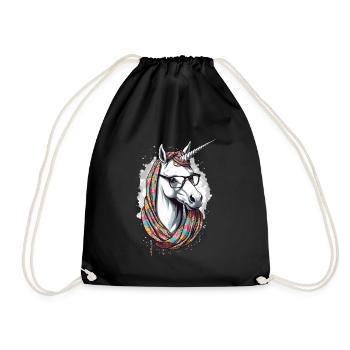 Licorne Maman Fête des mères Licornes Maman drôle - Sac de sport léger - noir - Devant