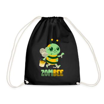 Abeille zombie : Zombee - Sac de sport léger - noir - Devant
