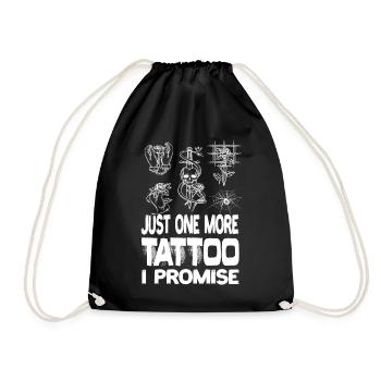 Juste un tatouage de plus, je promets des tatouages tatouage - Sac de sport léger - noir - Devant