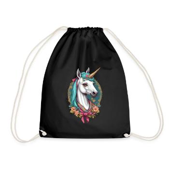 Maman Licorne Maman Drôle Maman Fête des Mères - Sac de sport léger - noir - Devant