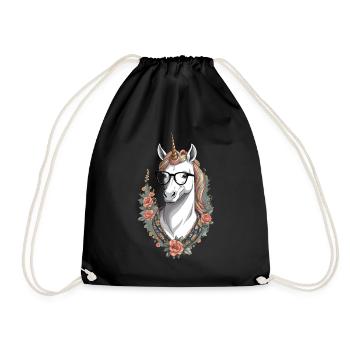 Licorne Maman Maman Drôle Maman Cadeau de Fête des Mères - Sac de sport léger - noir - Devant