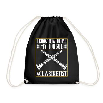 Clarinette Instrument à vent Clarinette - Sac de sport léger - noir - Devant