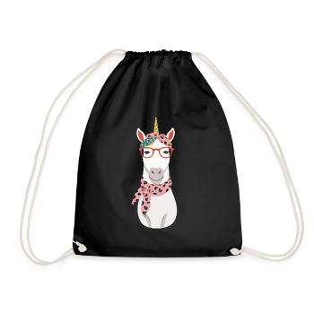 Maman Licorne Maman Drôle Maman Fête des Mères - Sac de sport léger - noir - Devant