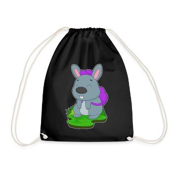 Sac à dos Bunny Student School - Sac de sport léger - noir - Devant