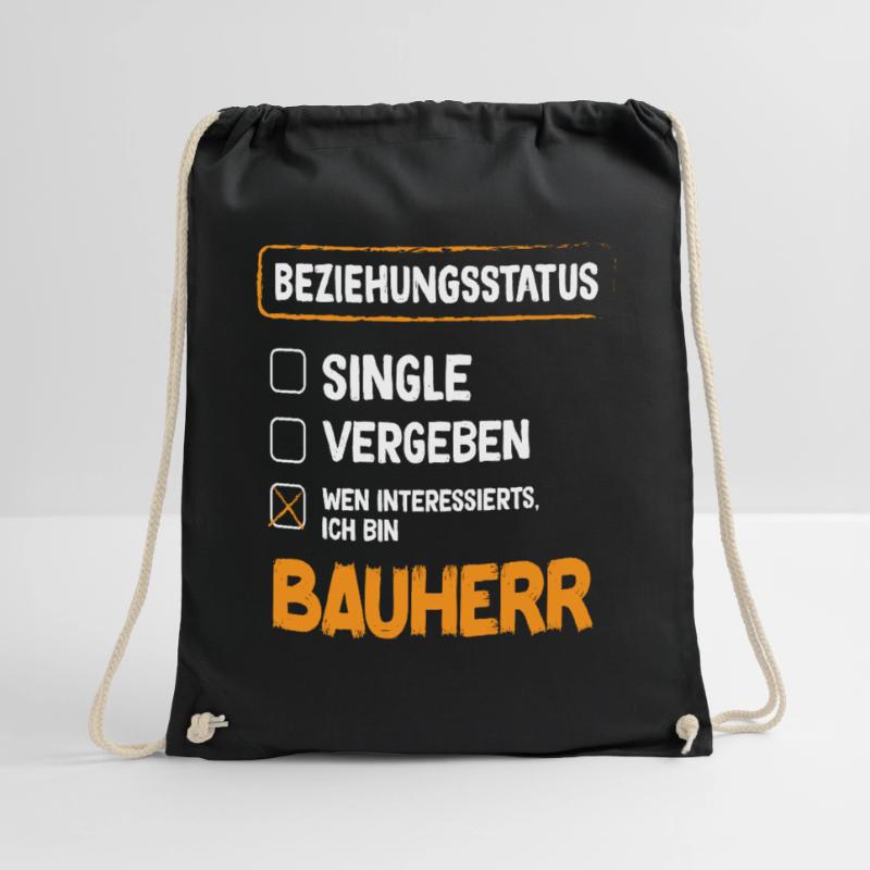 Builder Relationship Status Builder Builder House Construction Drawstring Bag