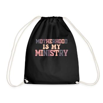 La maternité est mon ministère - Sac de sport léger - noir - Devant