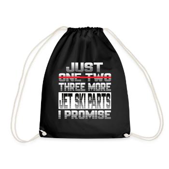 Juste une pièce de plus pour le jet ski, je promets le jet ski - Sac de sport léger - noir - Devant