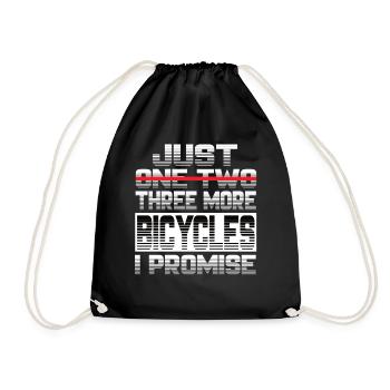 Juste un vélo de plus que je promets vélo de route - Sac de sport léger - noir - Devant