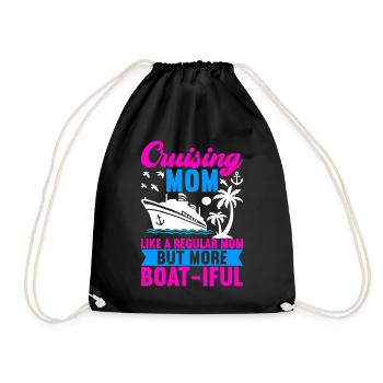 Croisière Vacances Bateau de croisière - Sac de sport léger - noir - Devant