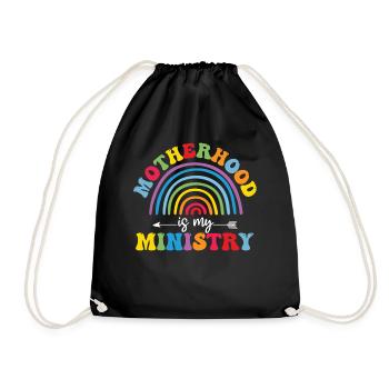 La maternité est mon ministère - Sac de sport léger - noir - Devant
