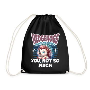 Hérisson - Sac de sport léger - noir - Devant