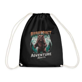 Bushcraft - Sac de sport léger - noir - Devant