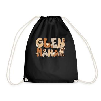 Irish Glen d’Imaal Terrier Groovy Glen Mama - Sac de sport léger - noir - Devant