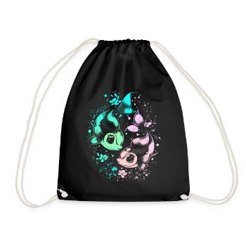 Pisces Zodiac Sign Pisces Birthday Astrology - Drawstring Bag - black - Front