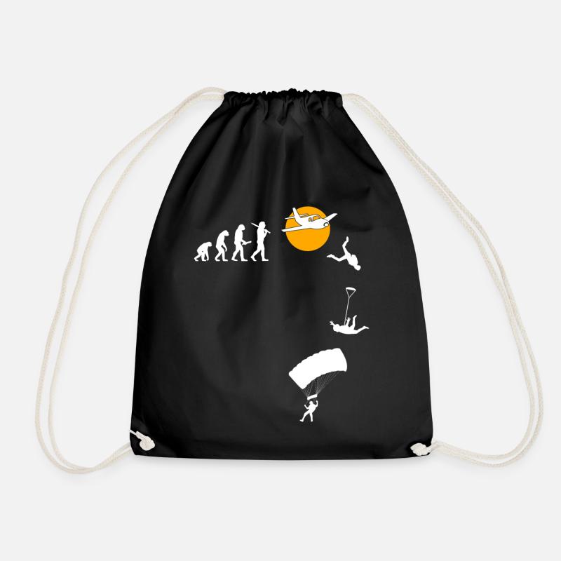 Maillot Skydive Freefly Fallschirmspringer Parachutisme - Sac de sport léger - noir