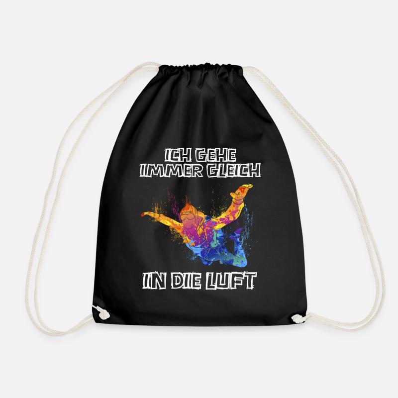 Maillot Skydive Freefly Fallschirmspringer Parachutisme - Sac de sport léger - noir