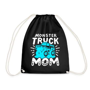 Monstertruck Mama Muttertag - Turnbeutel - Schwarz - Vorne