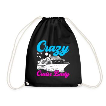 Croisière Vacances Bateau de croisière - Sac de sport léger - noir - Devant