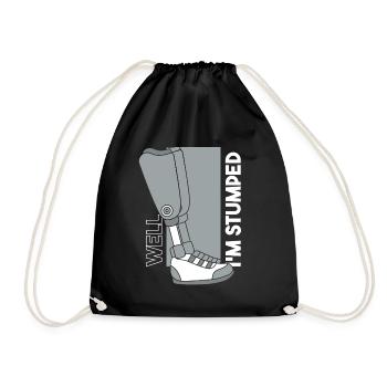 Eh bien, je suis perplexe Prothèse pied utilisateur jambe - Sac de sport léger - noir - Devant