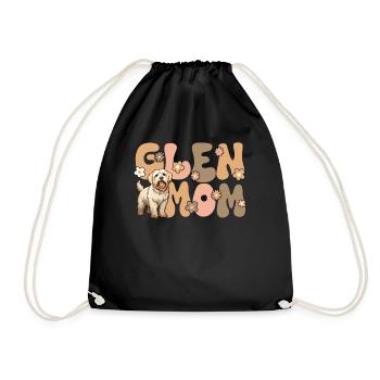 Irish Glen d’Imaal Terrier Groovy Glen Maman - Sac de sport léger - noir - Devant
