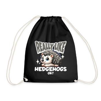 Hérisson - Sac de sport léger - noir - Devant
