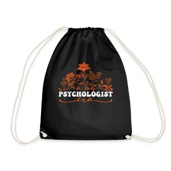 À mon époque de psychologue, les fleurs - Sac de sport léger - noir - Devant