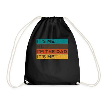 Funny Dad Perfektes Vater Vatertagsgeschenk - Turnbeutel - Schwarz - Vorne