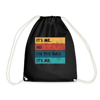 Funny Dad Perfektes Vater Vatertagsgeschenk - Turnbeutel - Schwarz - Vorne