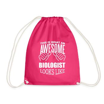 biologiste - Sac de sport léger - fuchsia - Devant