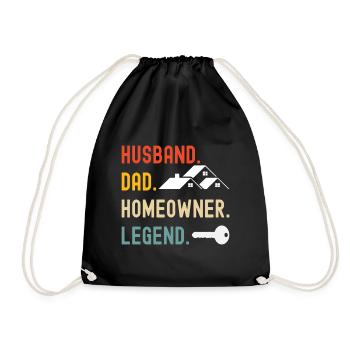 Pendaison de crémaillère des propriétaires - Sac de sport léger - noir - Devant