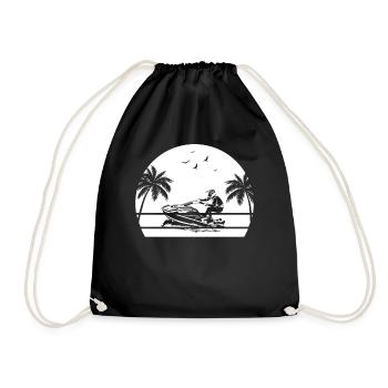 Jetski jet ski Jetski Lover Jetskiing Jetski Racin - Sac de sport léger - noir - Devant
