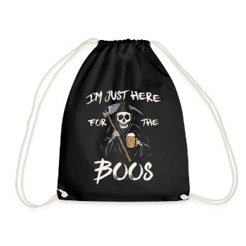 Bartender Mixologist Halloween Pun - Drawstring Bag - black - Front
