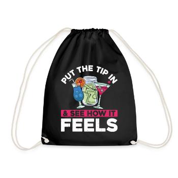 Barman Mixologue Put The Tip - Sac de sport léger - noir - Devant