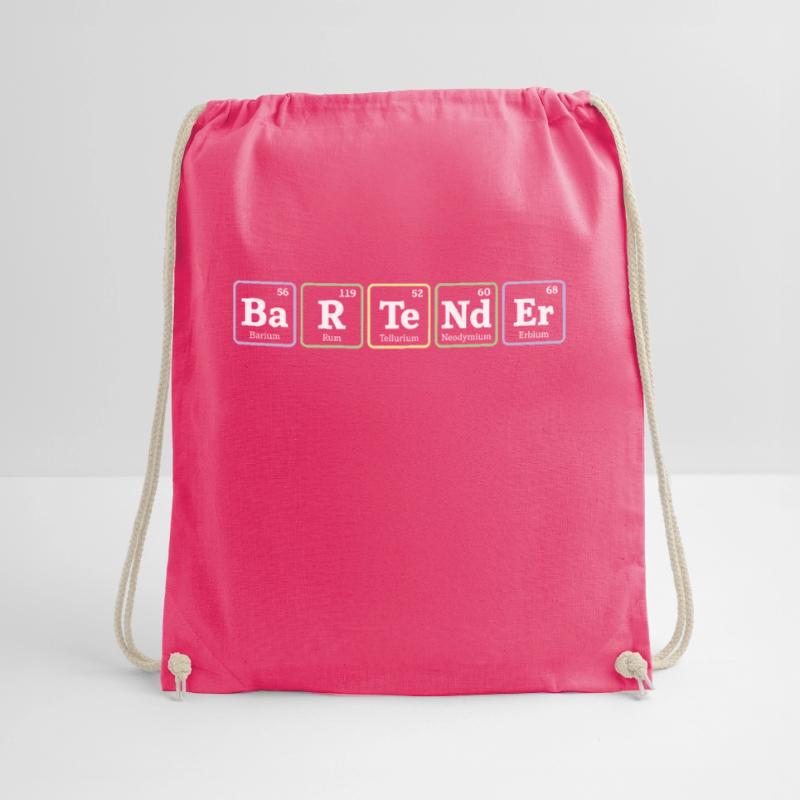 Bartender Mixologist Elements Drawstring Bag