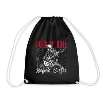Rock n’roll avant le café des années 80 Musique Amateur de café - Sac de sport léger - noir - Devant
