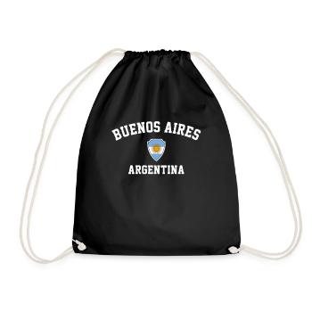 buenos aires argentina - Turnbeutel - Schwarz - Vorne