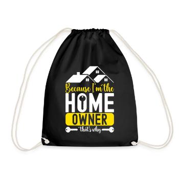 Pendaison de crémaillère des propriétaires - Sac de sport léger - noir - Devant