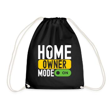 Pendaison de crémaillère des propriétaires - Sac de sport léger - noir - Devant